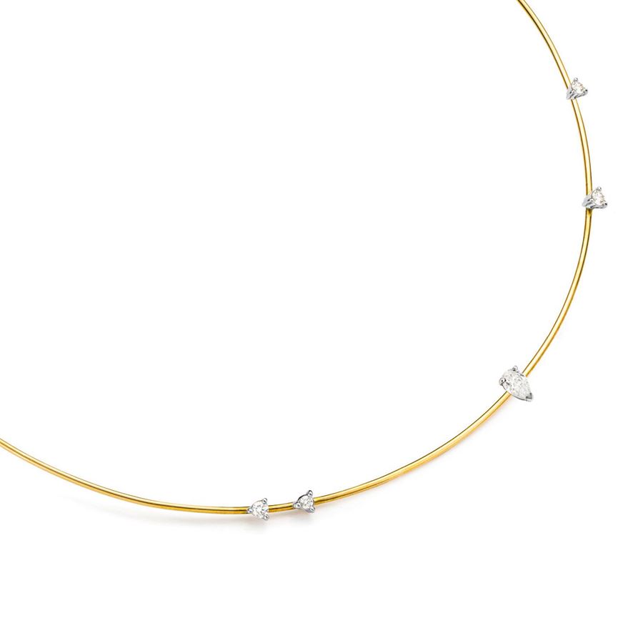 Collana 'Balance' in oro giallo con goccia BALANCE | CL GIRAU18G GC CT.0,32